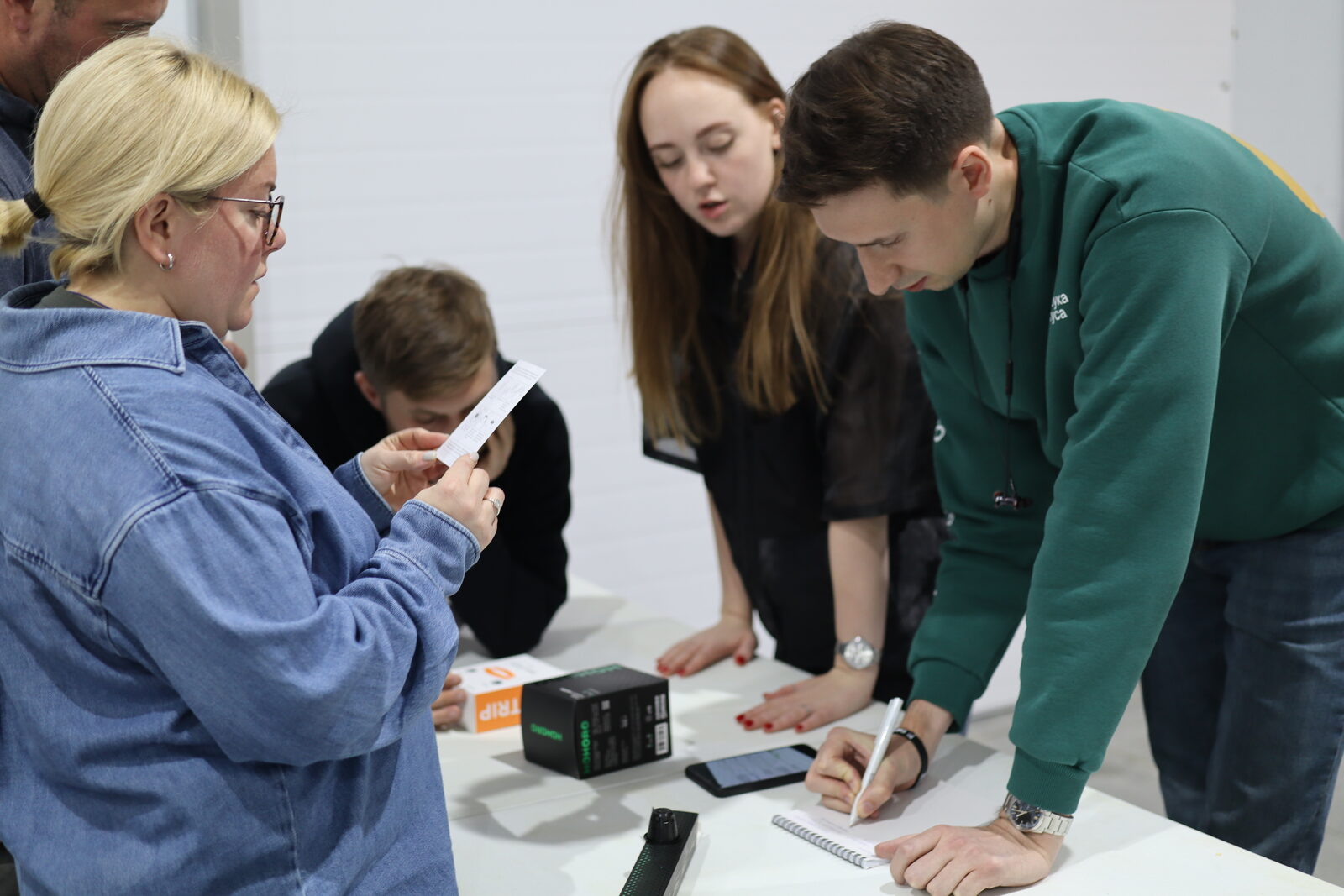 Denis at a working session