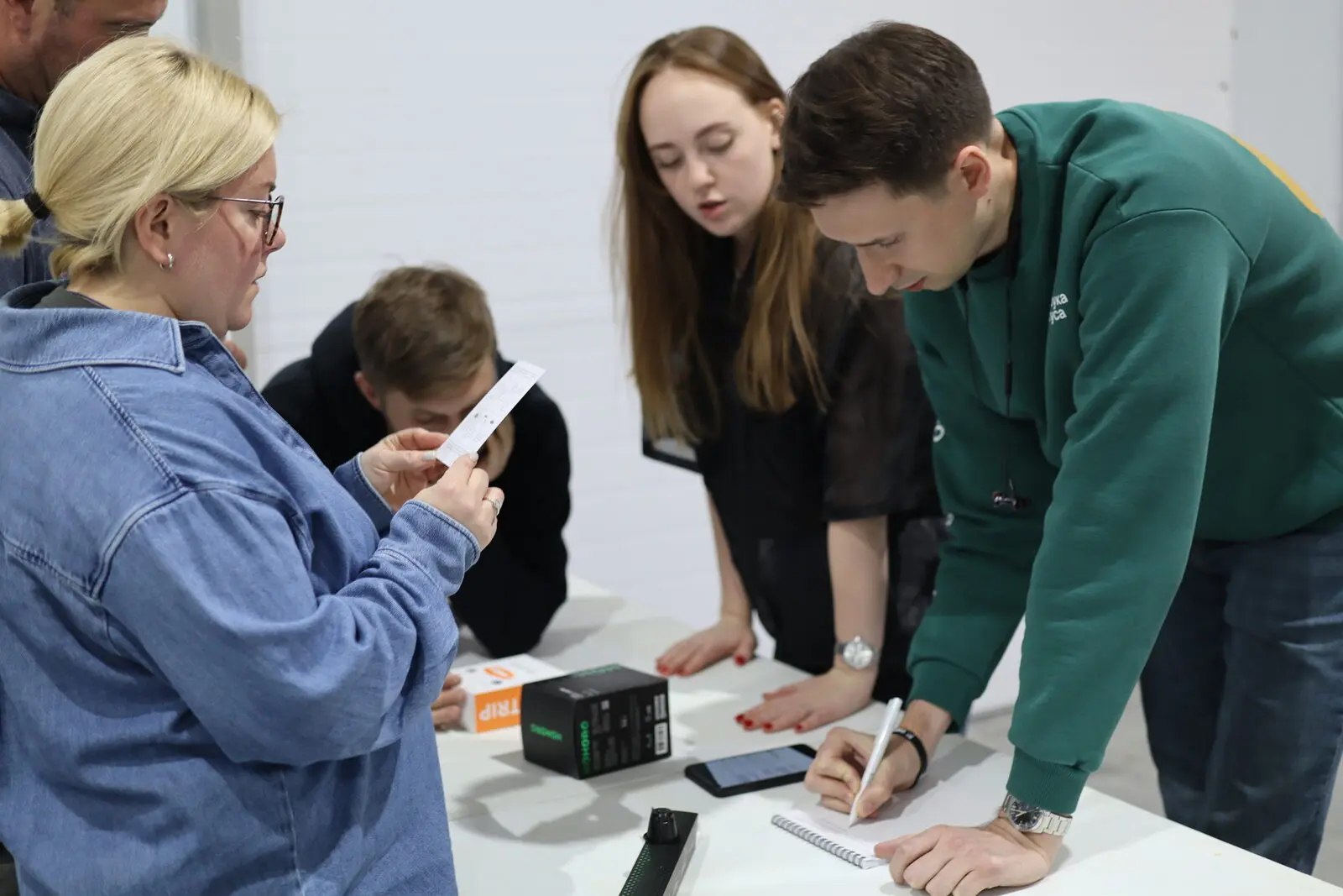 Denis at a working session